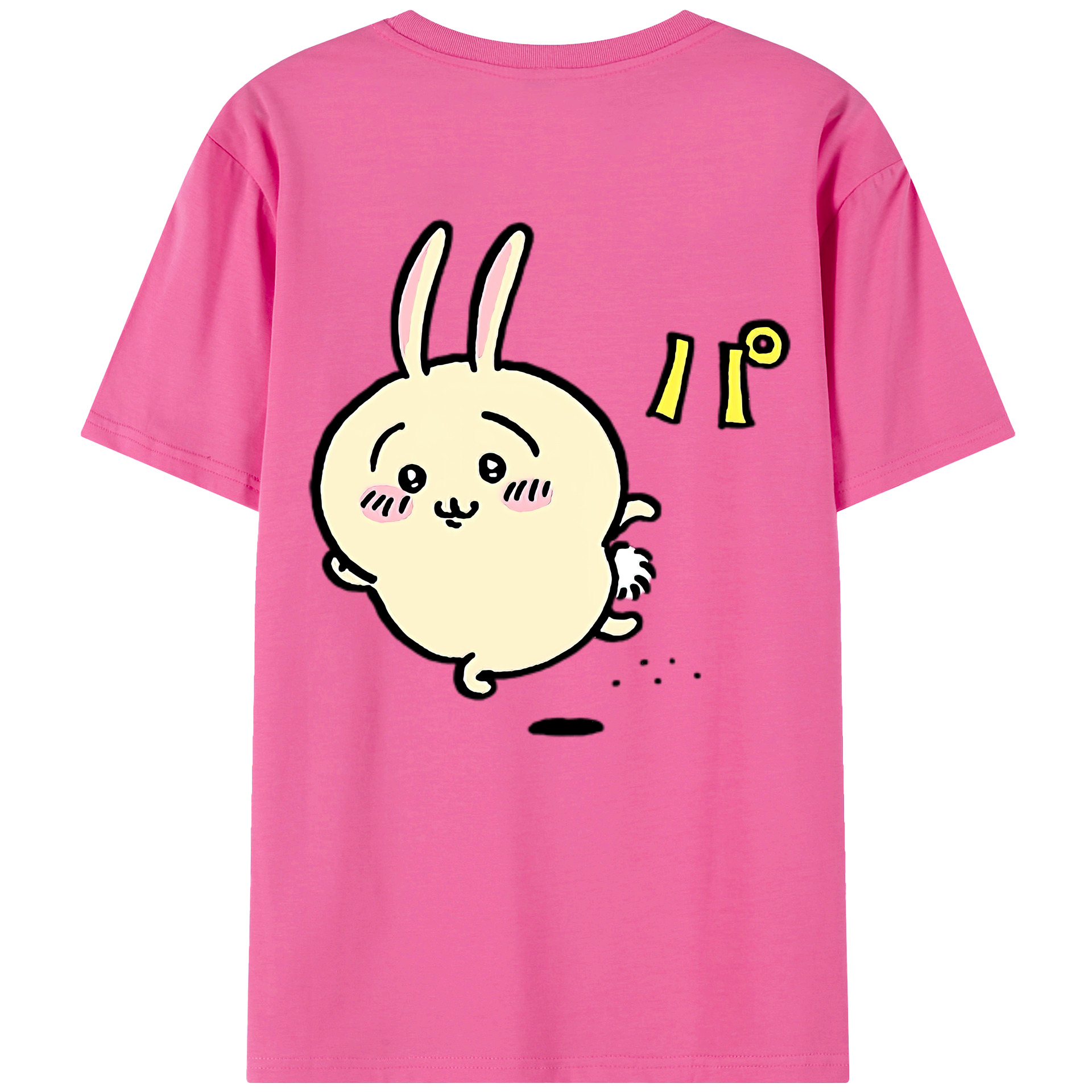 （画像用） ちいかわ うさぎ Chii-kawa usagi レディース半袖Tシャツ(バックプリント)